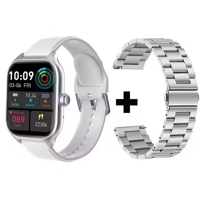Smart Watch Bluetooth Call 2.01″ HD Screen Heart Rate Monitor Fitness Tracker
