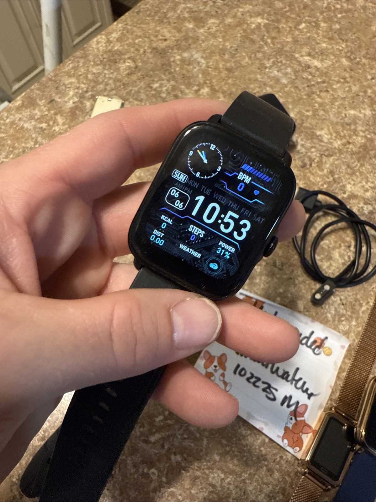 Lot of TESTED smart watches (unbranded)/unknown brand) Screens turn on