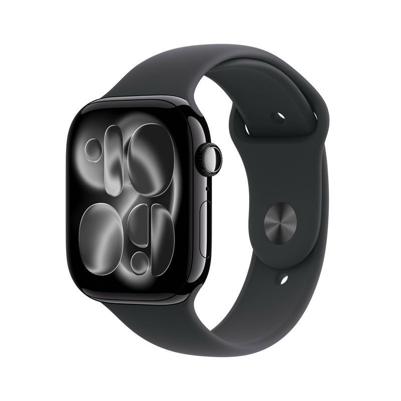 Apple Watch Series 11 46mm Cellular Aluminum Jet Black M/L Black Band Open Box