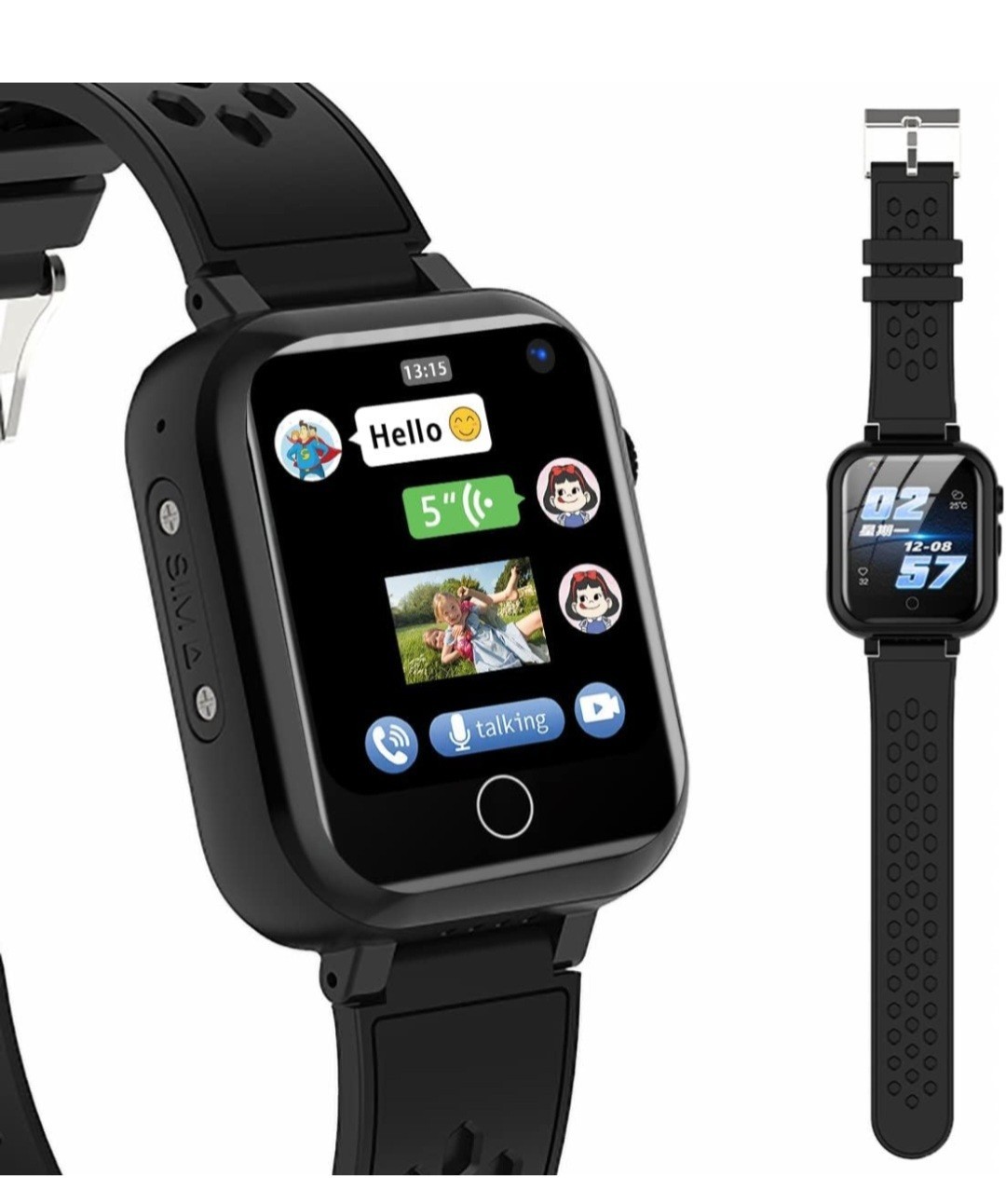 4G Kids Smart Watch DDIOYIUR T16 Phone Blue Video Call Track Play Photo 3-15 Old