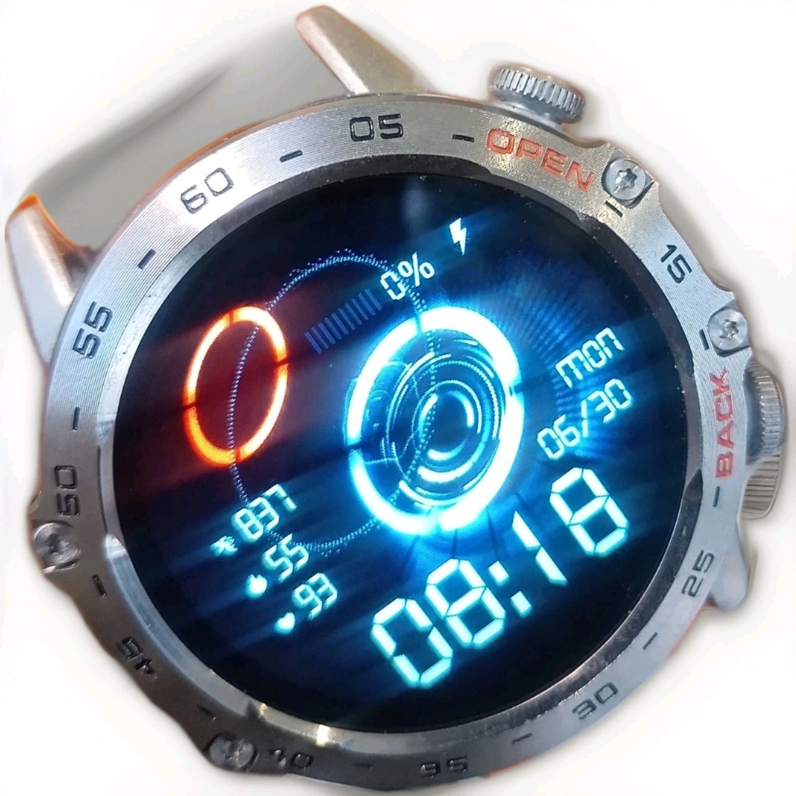 K52 Watch with Call for Android/iOS 1.39” Large IPS Sc. reen Q2P1