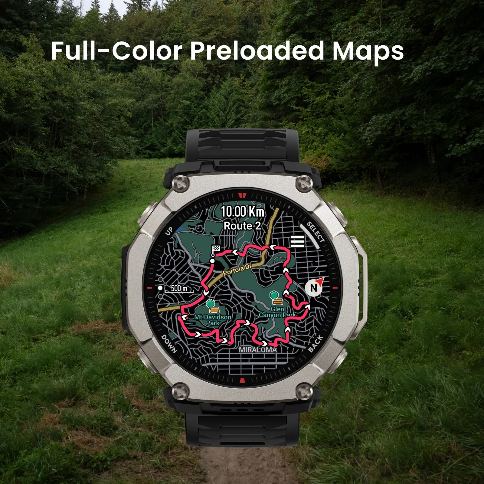 Amazfit T-Rex Ultra 2 1.5″ AMOLED 10 Bar Smartwatch