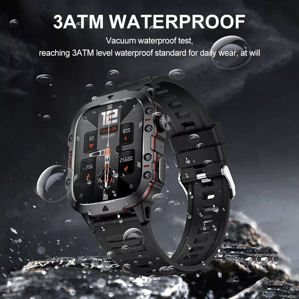 Smart Watch for Men Women Call Receive/Dial Fitness Blood Pressure Waterproof US
