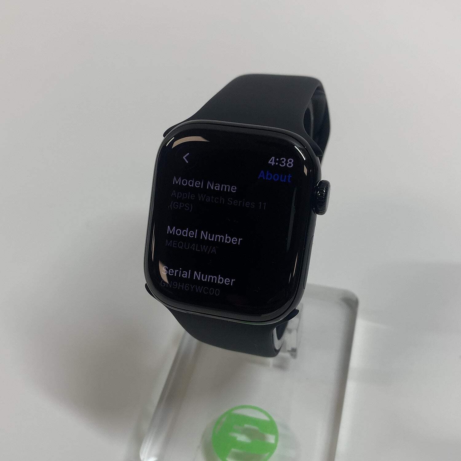 Apple Watch Series 11 42MM Jet Black Aluminum Black Sport Band MEQU4LW/A