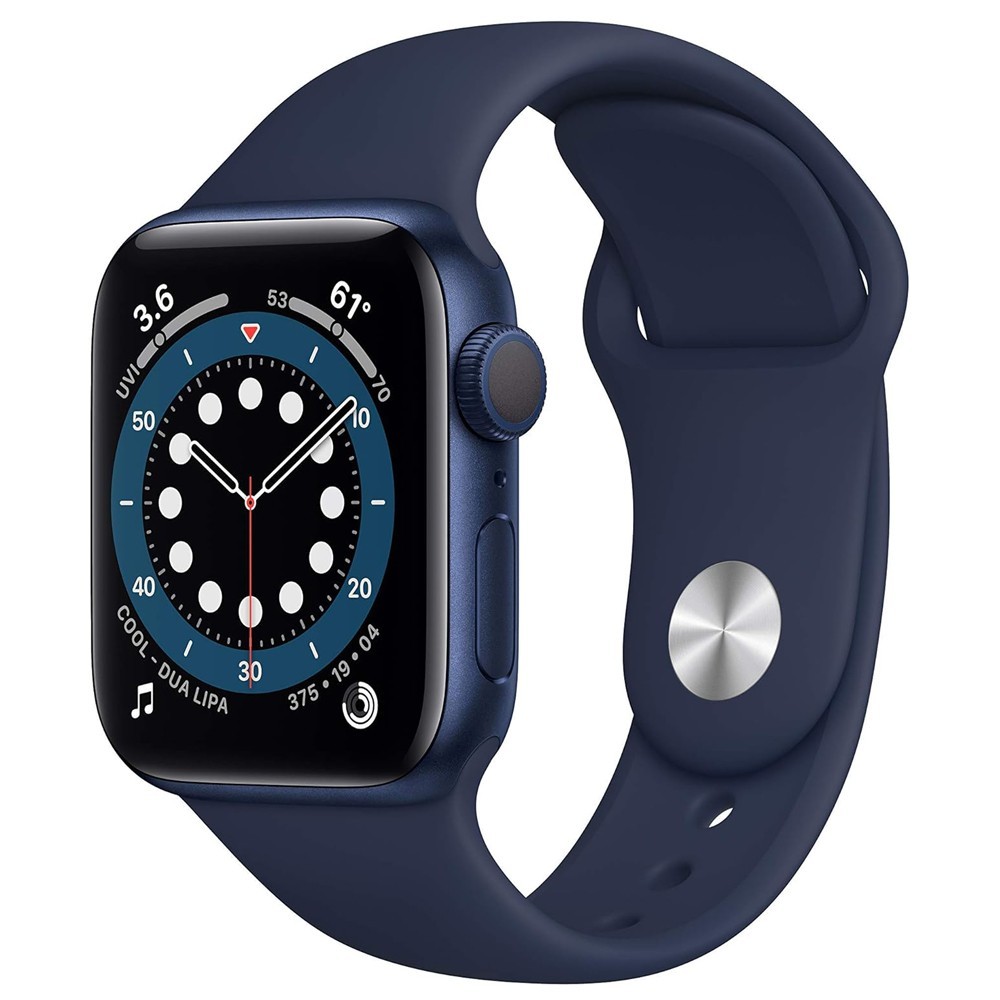 Apple Watch Series 6 44MM (GPS) Blue Aluminum Case with Sport Band – Excellent