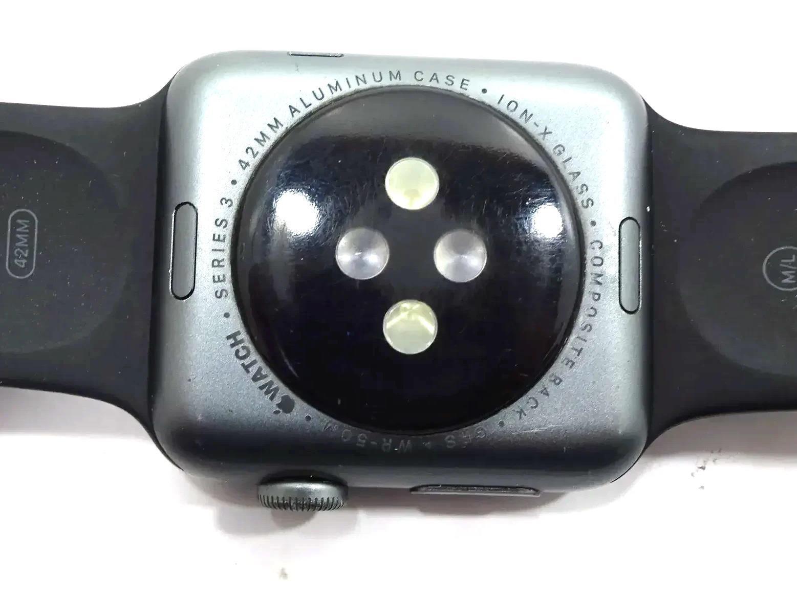 APPLE Watch Series 3 GPS – 42MM Aluminum Case A1859 – Black