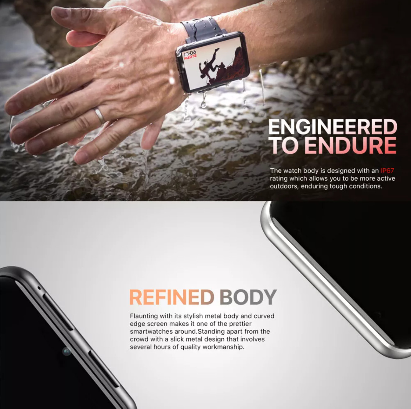4G Smart Watch for Men Women 5MP Camera Touch Screen 2.86″Inch Screen Android