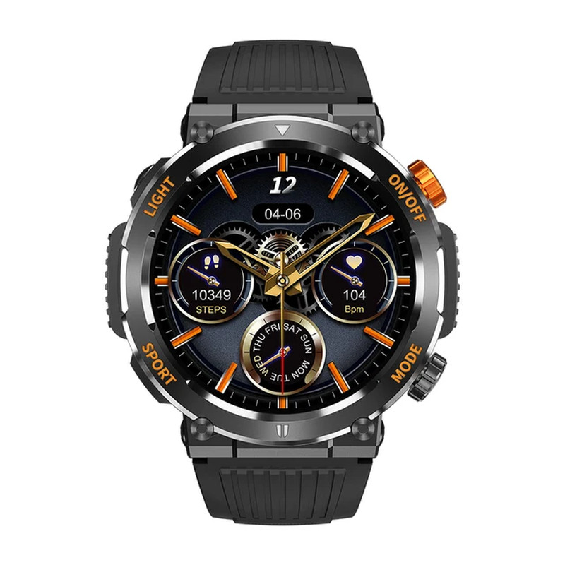SmartWatch V681.46” HD Display 100 Sports Modes Compass light M Grade Toughness