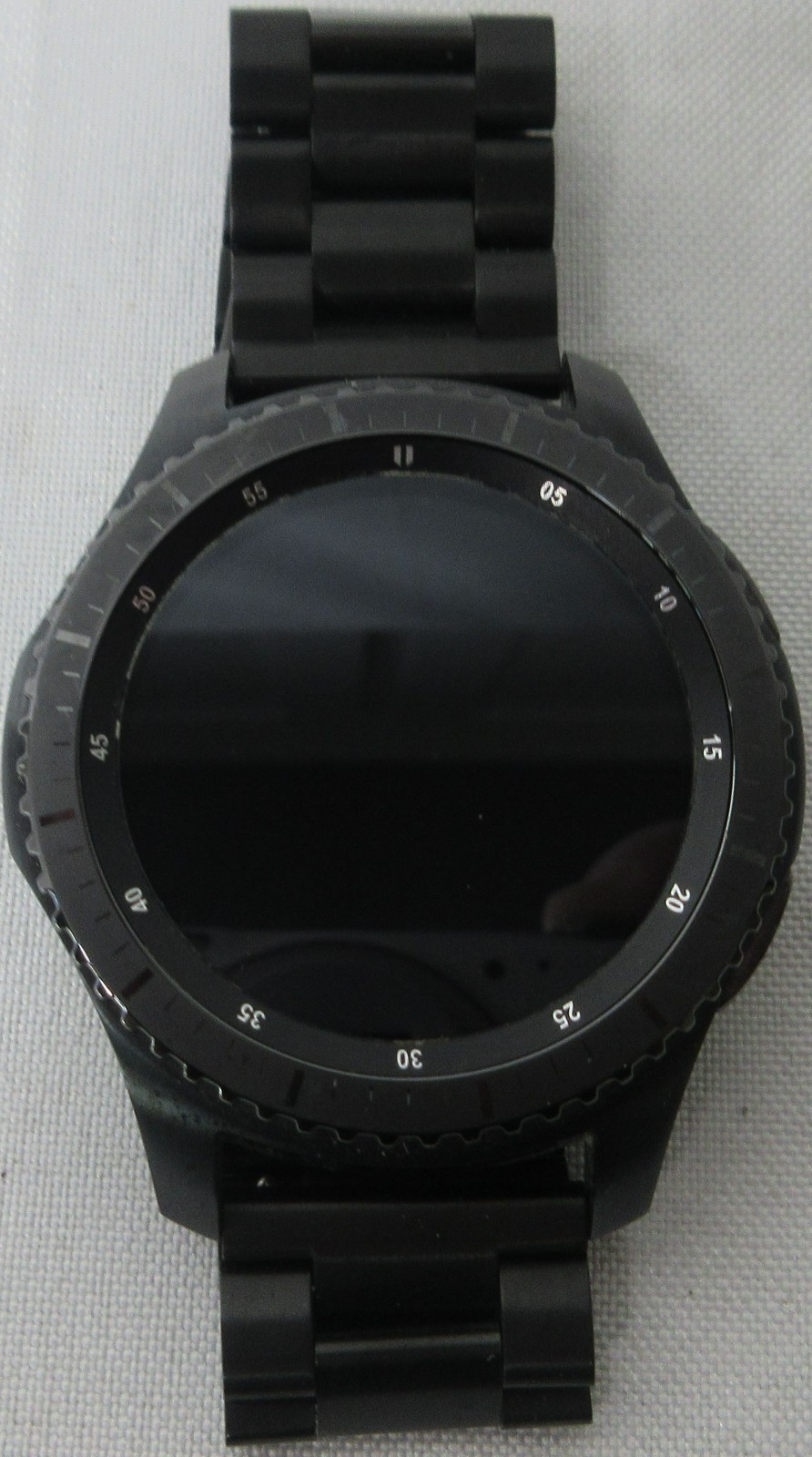 Samsung Gear S3 Frontier SM-R760 Smartwatch 46mm Space Gray PARTS Needs Battery