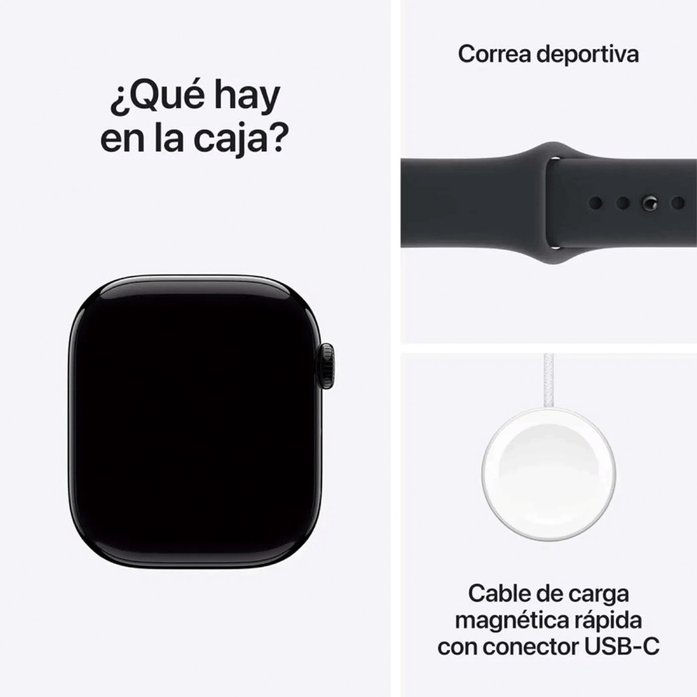 SMARTWATCH APPLE WATCH SERIE 11 (GPS) 42MM SPORT BAND BLACK M/L NEW