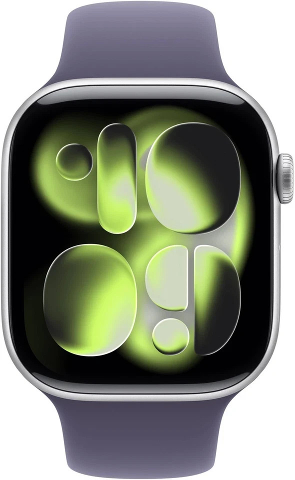 Apple Watch Gen 11 Series 11 Cell 46mm Silver Aluminum – Purple Fog Sport Band