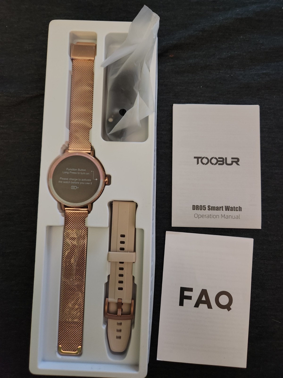 Toobur Smart Watch Model DR05 NEW – Free Shipping – VeryFit – Multiple Bands