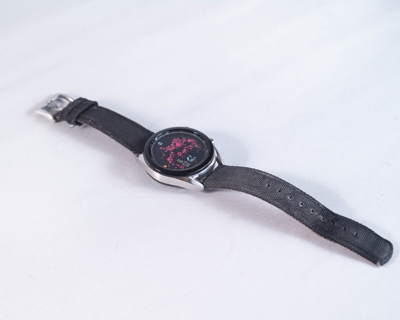 Samsung Galaxy Watch3 41mm Mystic Silver Stainless Steel · w/ Ritchie Wristband