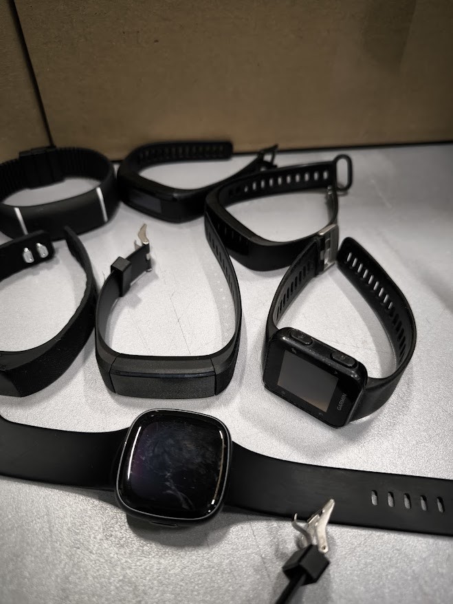 Lot of 20 Mixed Smartwatches – Untested, Used, Various Brands