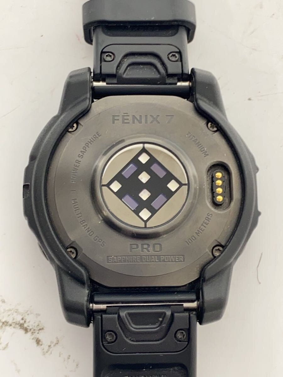GARMIN FENIX 7 PRO Smartwatch Digital Analog Rubber Black