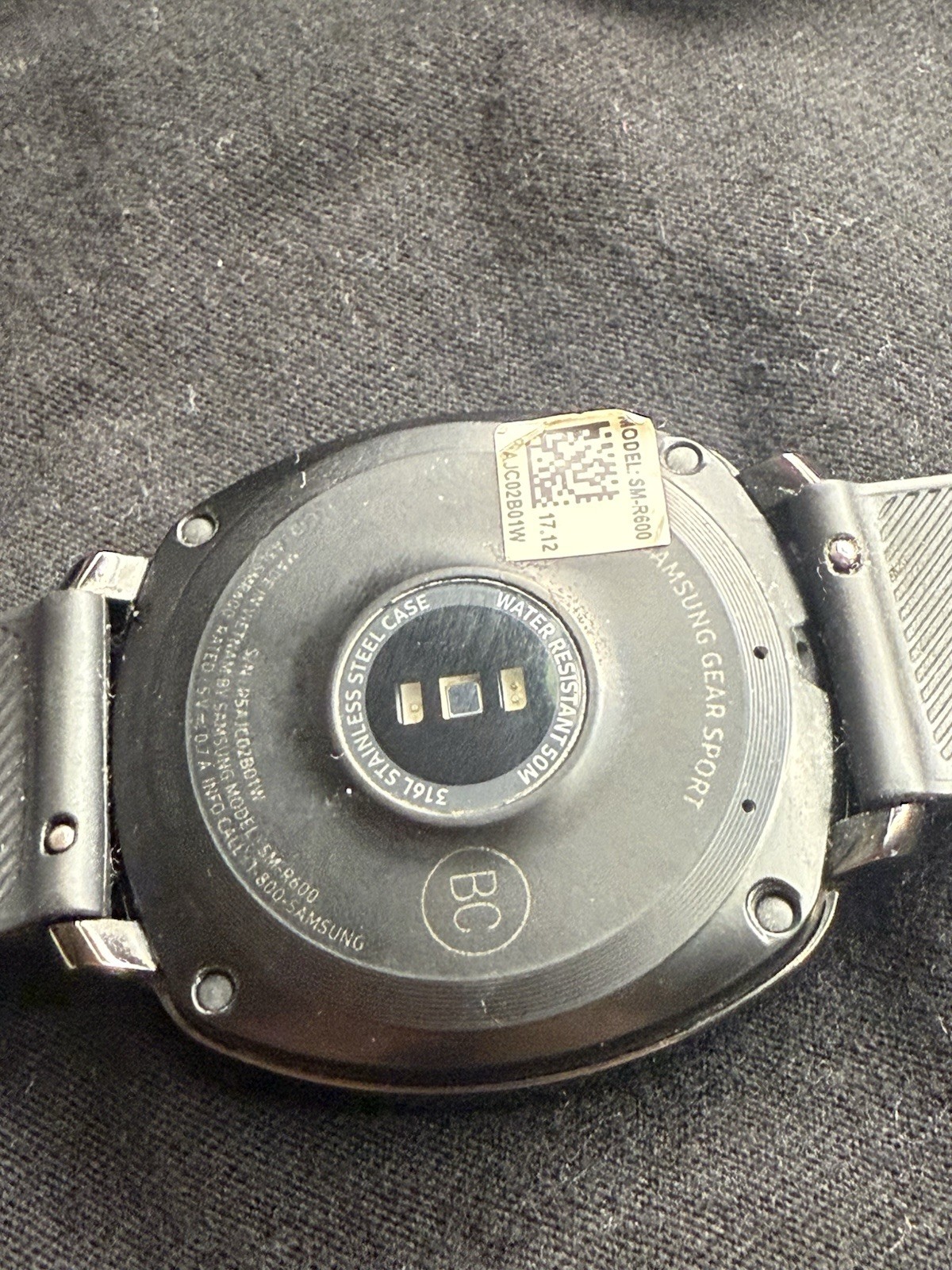 SAMSUNG Galaxy GEAR SPORT SM-R600 BLACK Bundle Away