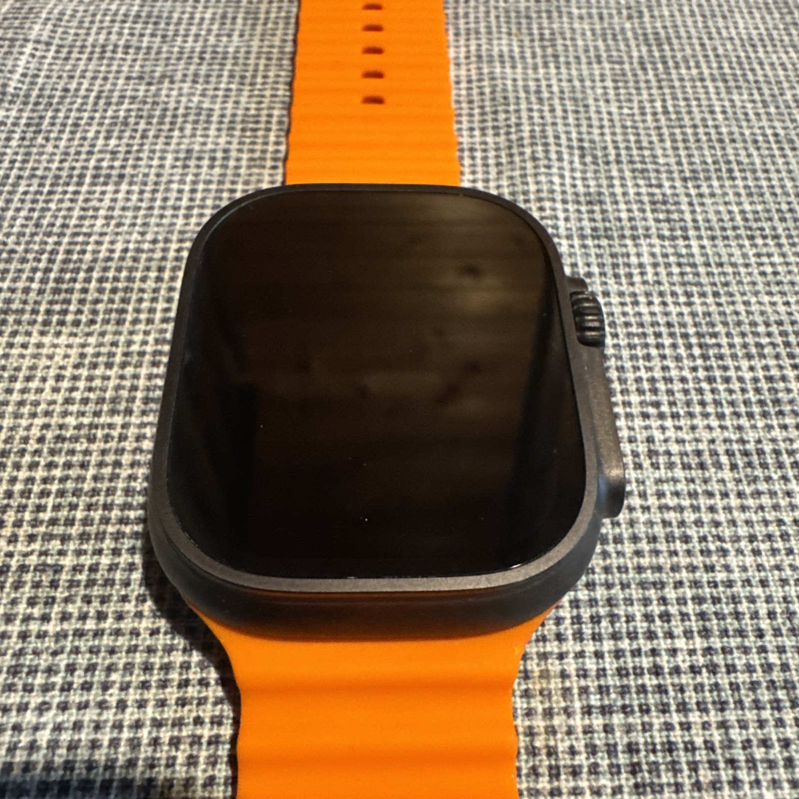 Apple Watch Ultra 2 49mm GPS + Cell Titanium Case w/ Orange Ocean Band MX4P3LW/A