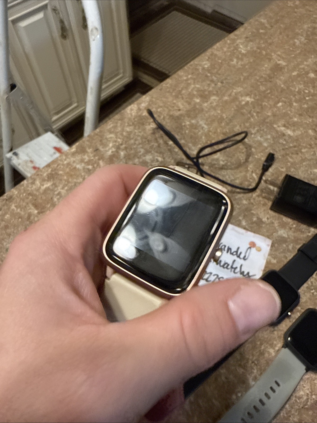 Lot of TESTED smart watches (unbranded)/unknown brand) Screens turn on