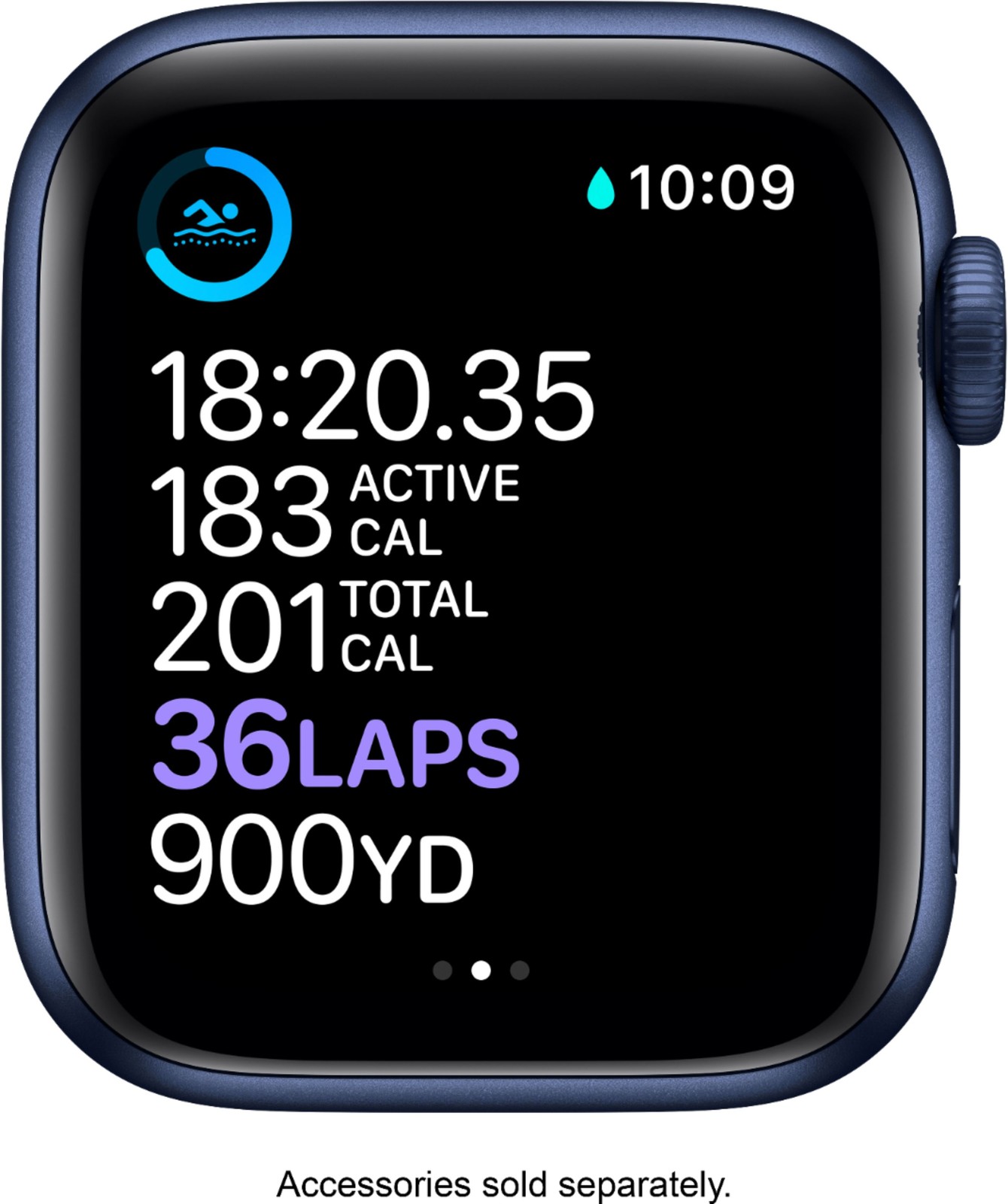 Apple Watch Series 6 Aluminum 44mm (GPS Only, No Cellular) Blue (Very Good)