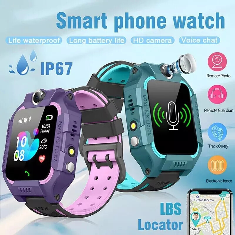 Kids Smart Watch Camera SIM GSM SOS Call Phone Game Boys Girl Step Count