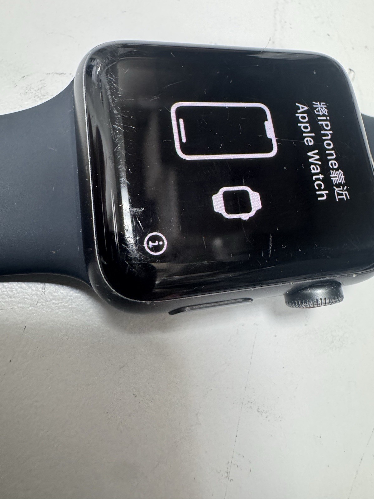 Apple Watch Series 3 GPS Cellular 42mm Aluminum Gray Case Watch MQK22LL/A a1861