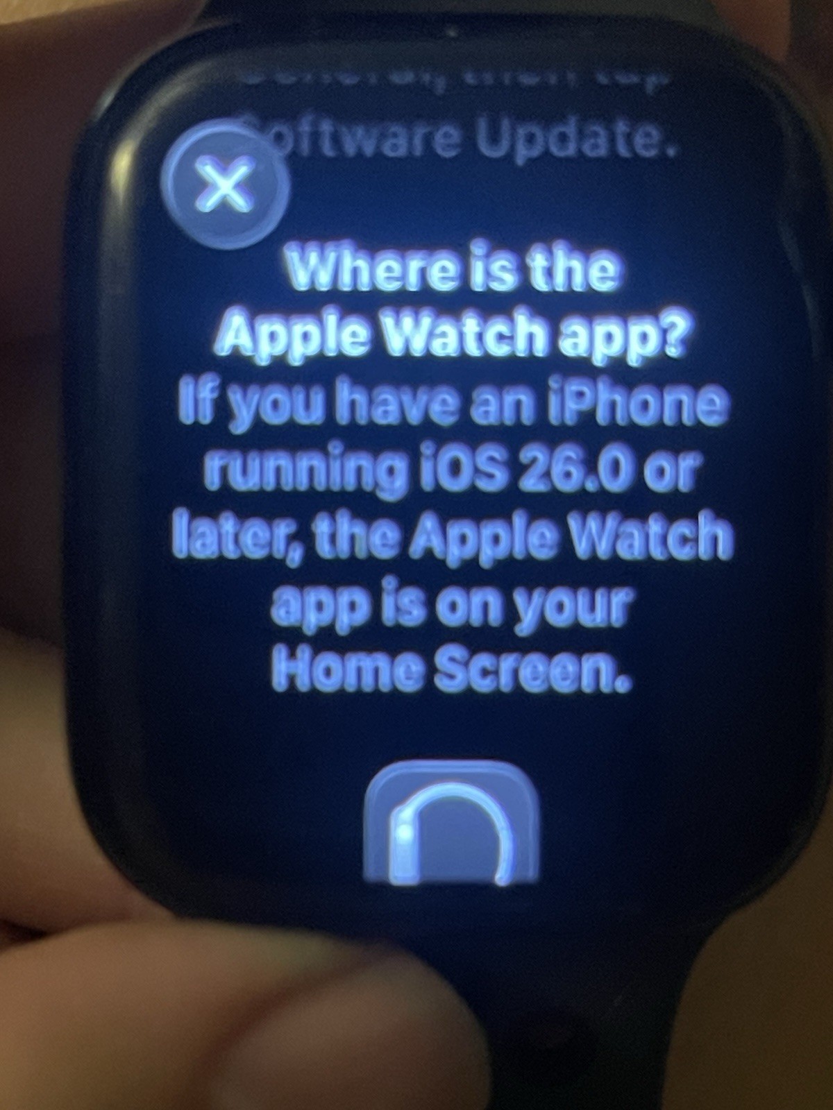 Apple Watch Series 7 45mm GPS Midnight Aluminum Black Sport Band 77% Battery