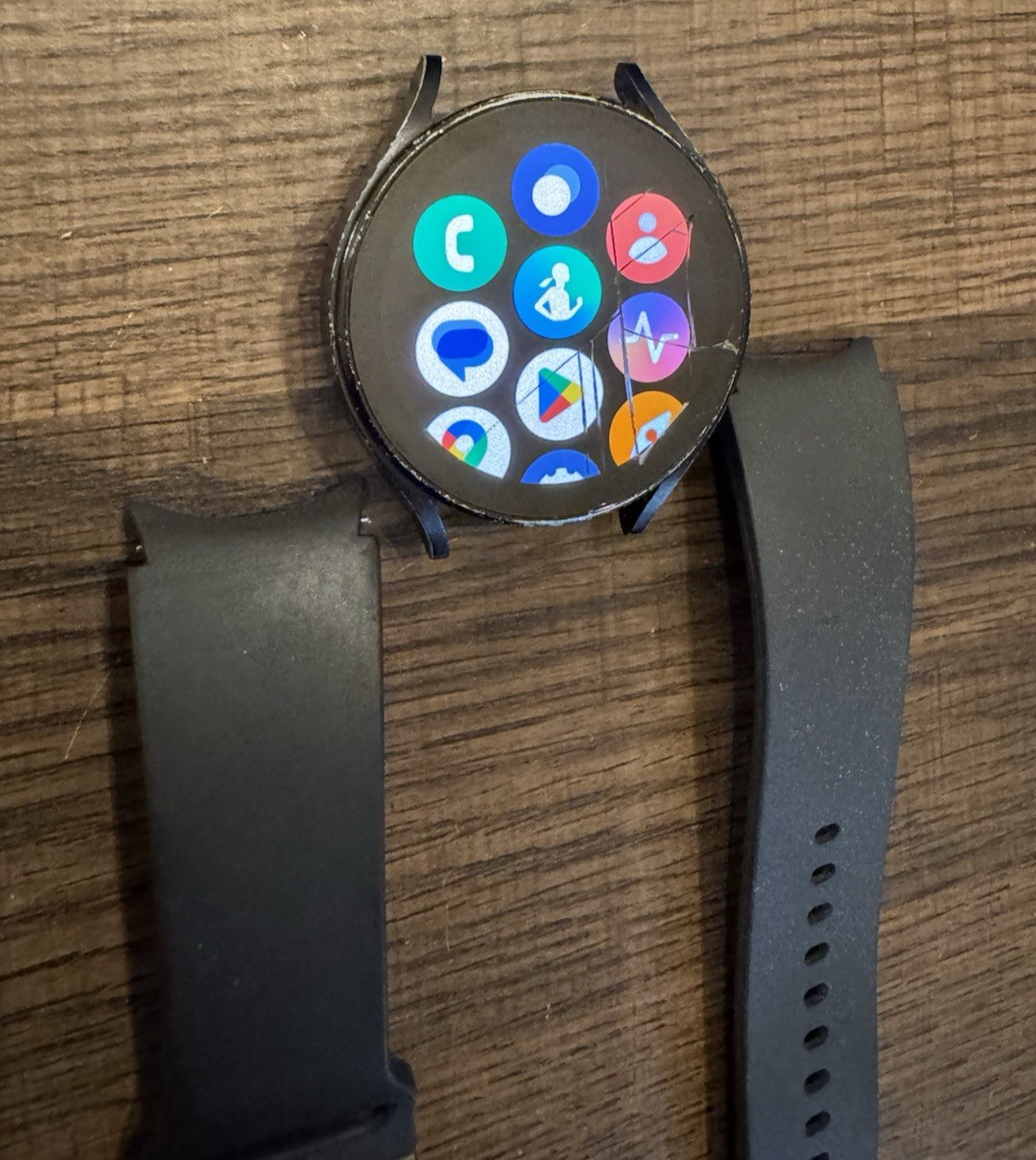 Samsung Galaxy Watch5 SM-R915U Aluminum 44mm Black (LTE) Unlocked FAIR (cracked)