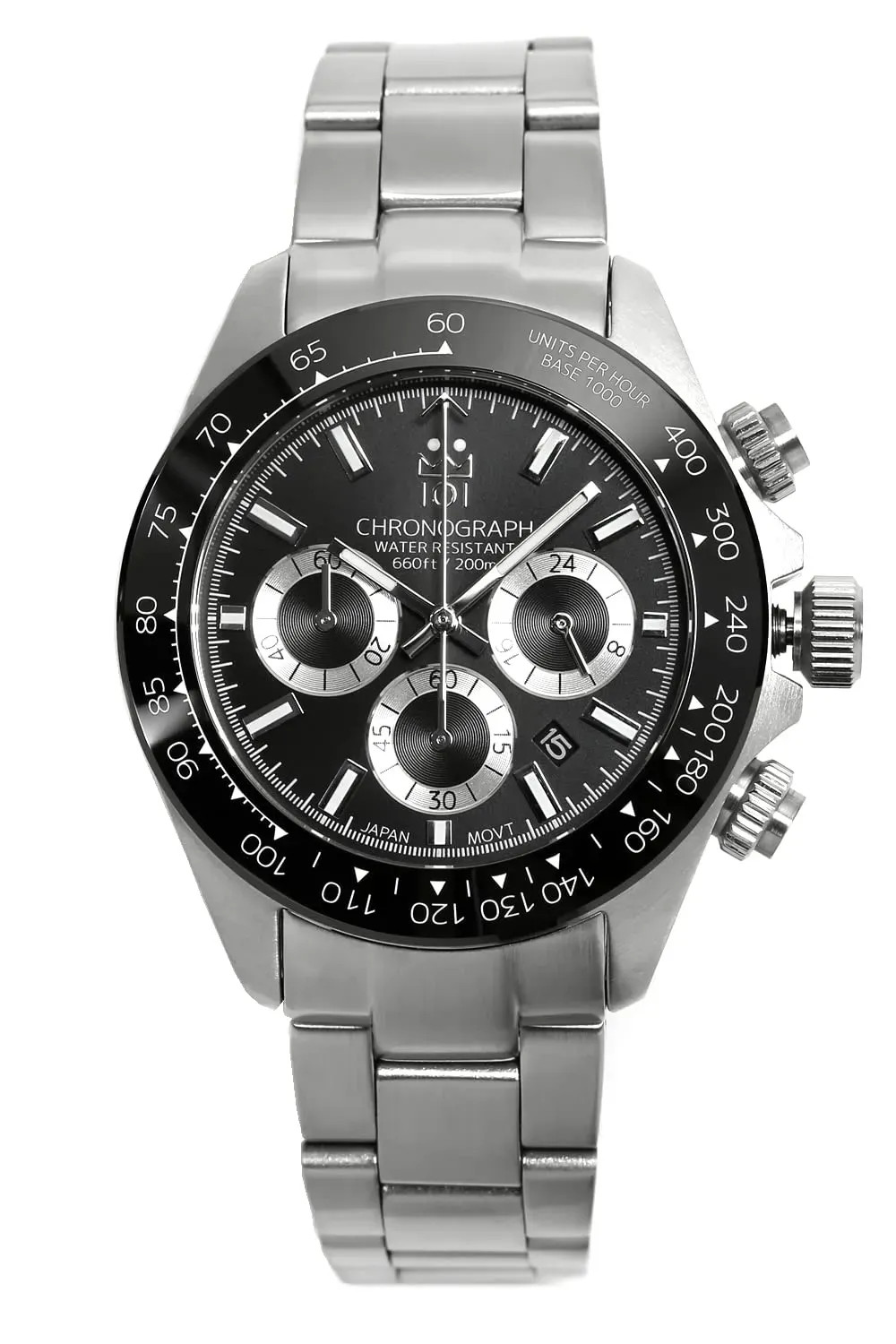 NEW HYAKUICHI 101 Diver’s Chronograph Date Ceramic Bezel SB Made in Japan