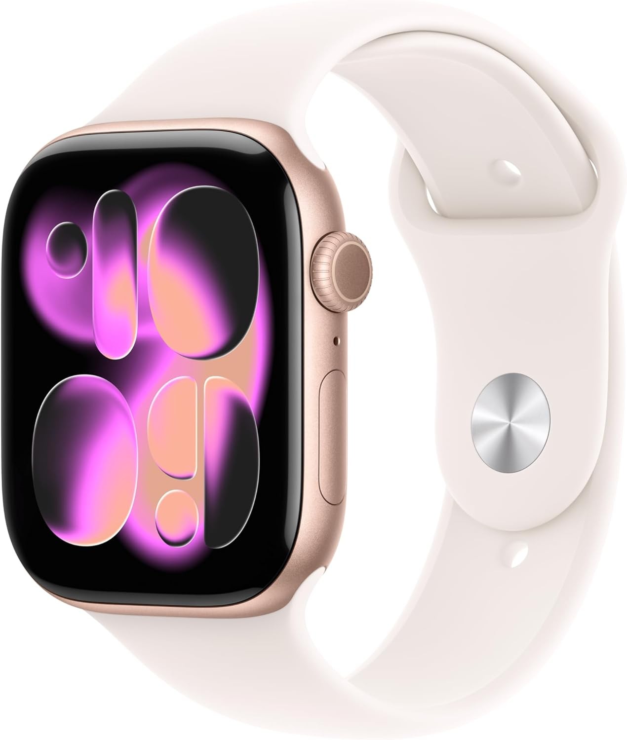 Apple Watch S11 (GPS + LTE) 46MM Gold Titanium Case Light Blush Sport Band
