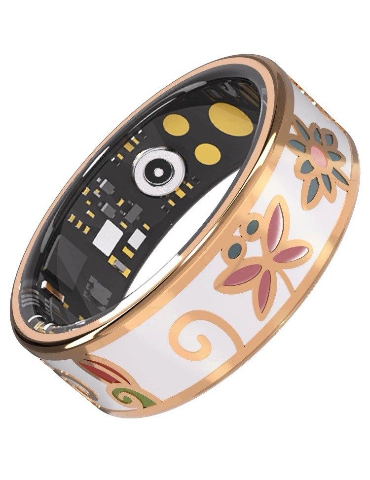 Enamel Craft Smart Ring for Women & Men – No Subscription Fee Fitness Tracker