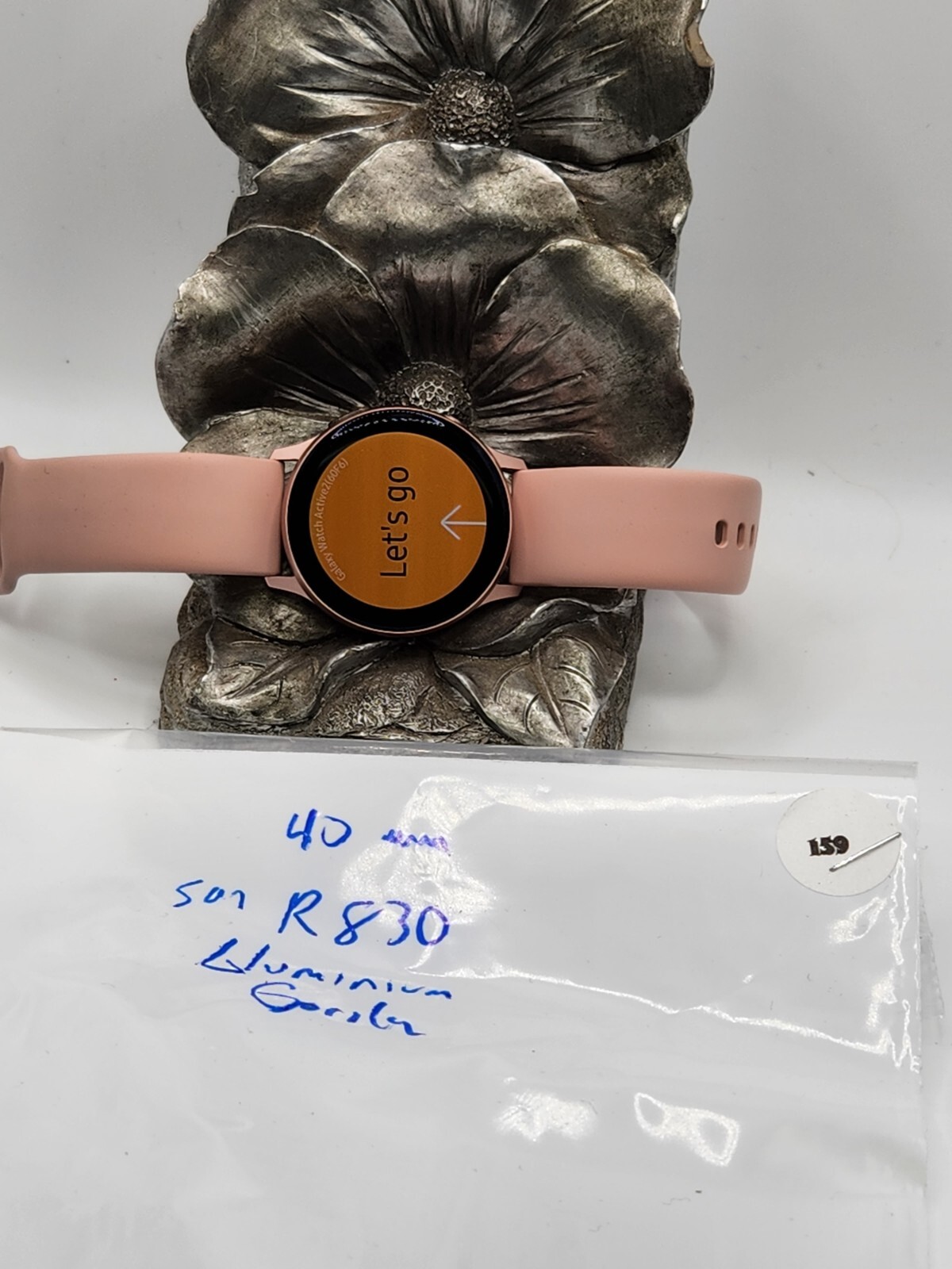 Samsung Galaxy Watch Active 2 SM-R830 40mm Aluminum Case,rose gold ,used # 159