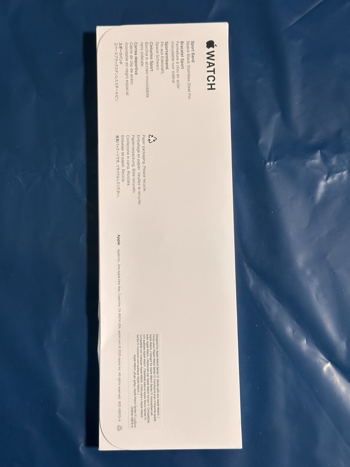 Apple Watch Series 11 [GPS 46mm] Smartwatch with Jet Black Aluminum Case
