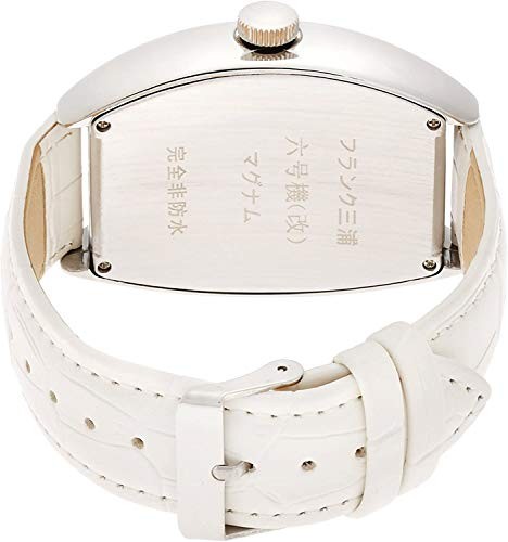 Frank Miura Watch No. 6 Magnum Leather Strap Colorful White FM06K-CRW Men’s
