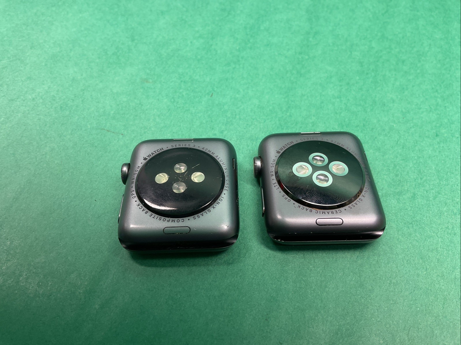 LOT OF 2 Apple Watch Series 3 42MM For Parts Not Tested A1859 A1861