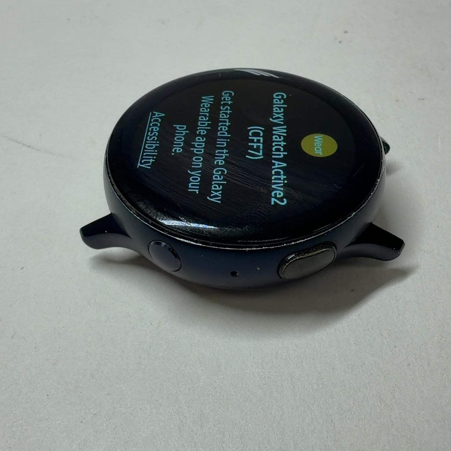 GPS Only Samsung Galaxy Watch Active2 Aqua Black Aluminum SM-R830