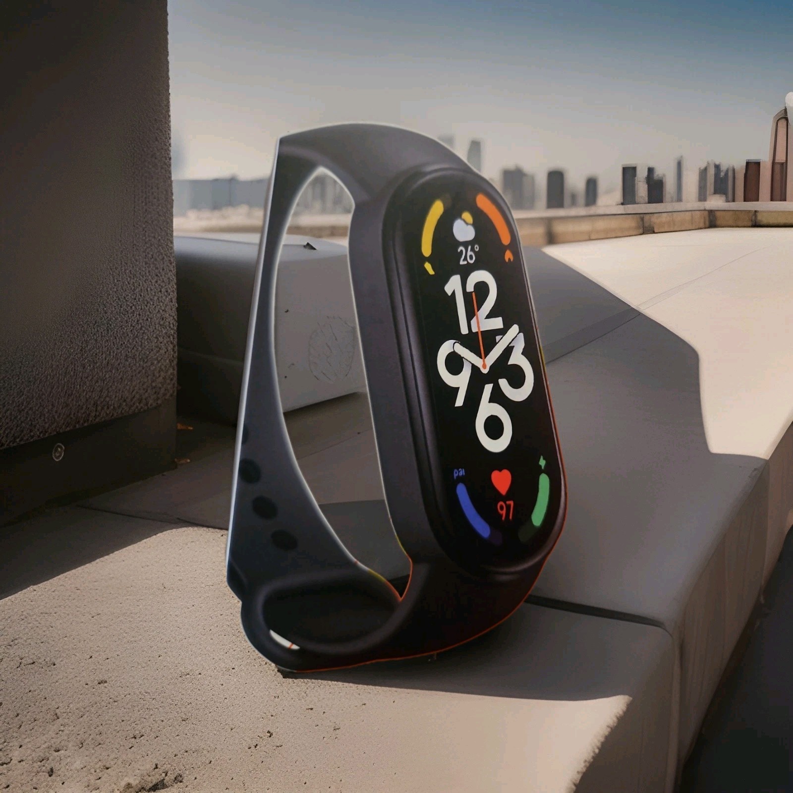 Smart Band 7 Fitness Tracker Watch – 0.96″ TFT Color Screen – Phone, Steps, FB ⌚