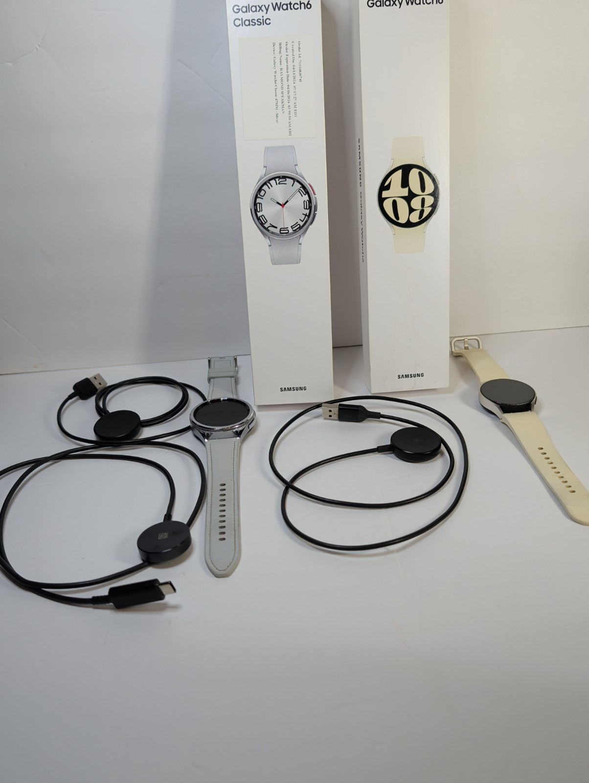 Two (2) Samsung Watches – Samsung Galaxy Watch 6 – Classic 47mm LTE & 40mm LTE