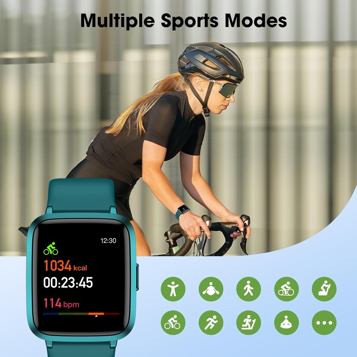 Women’s Smart Watch Bluetooth SmartWatch For Apple iPhone iOS and Android…