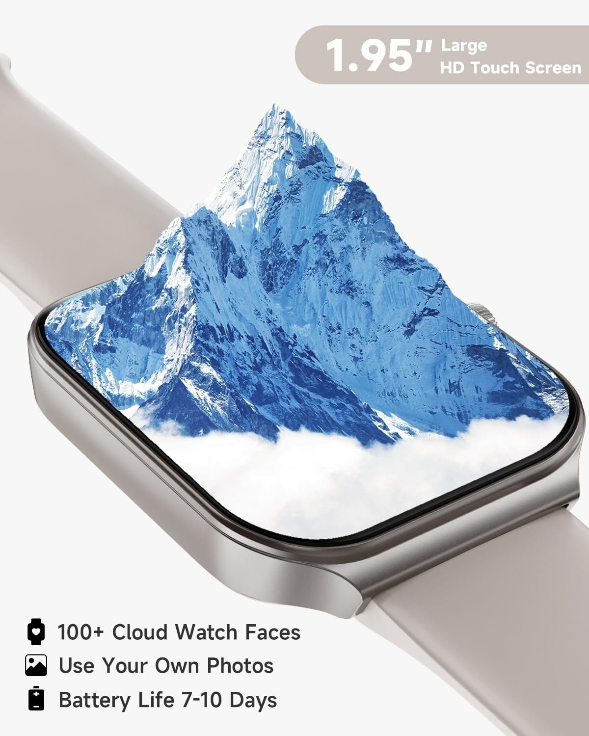 2025 Smart Watch For Men/Women, Waterproof Smartwatch Bluetooth iPhone Samsung