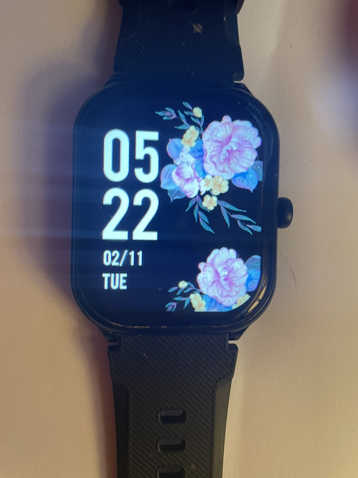 Letsfit E36 Black/ Black Smart Watchp
