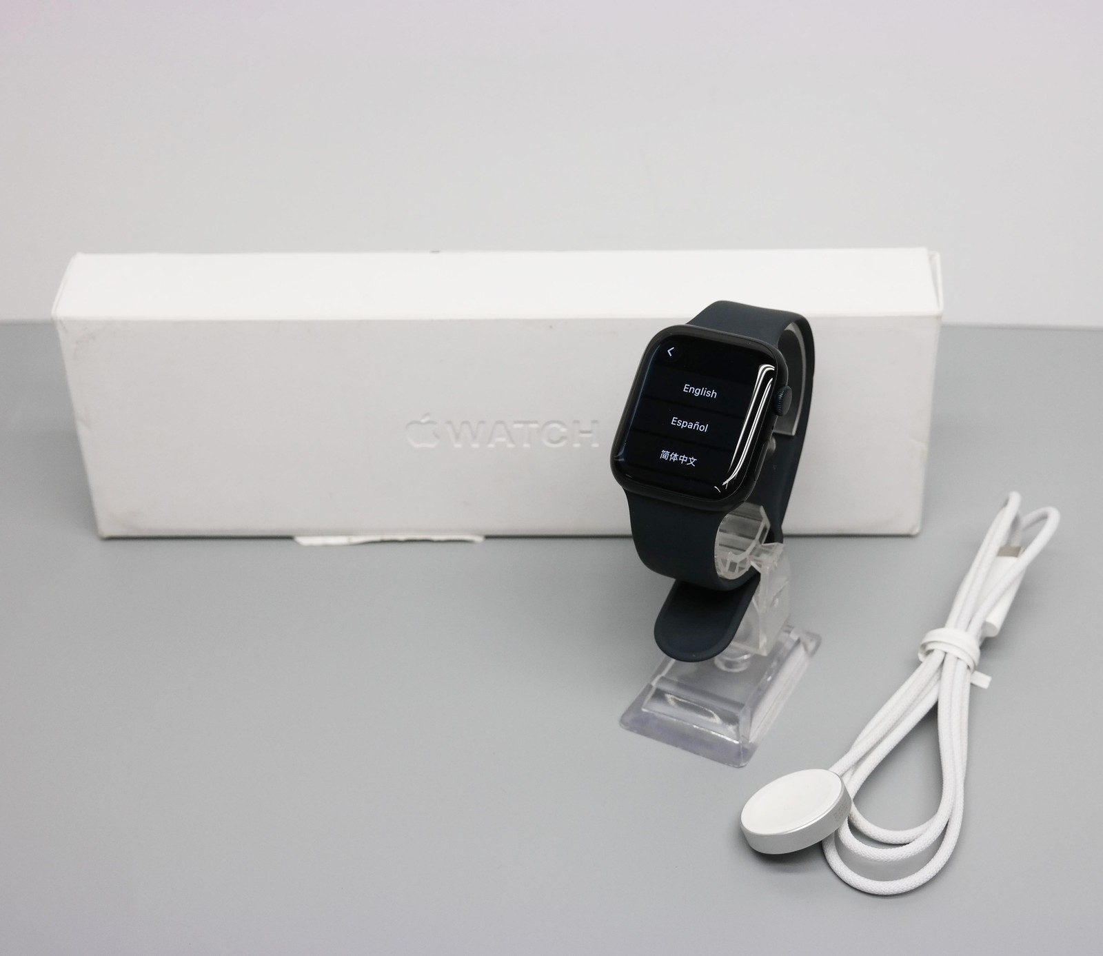 Apple Watch Series 9 45mm (GPS) Aluminum with Sport Band Midnight MR9A3LL/A