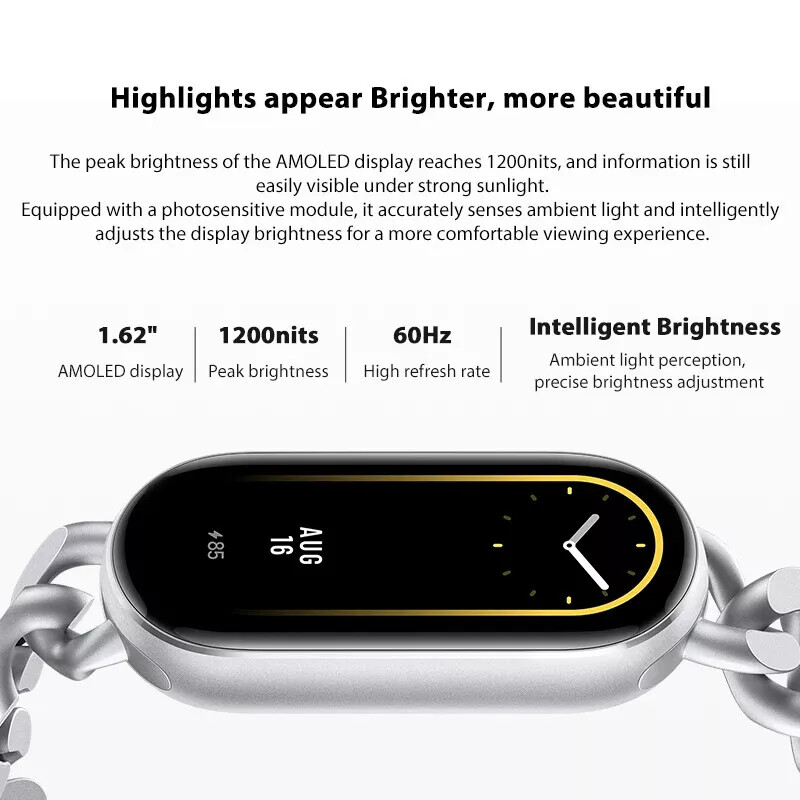 Xiaomi Mi Band 9 AMOLED Smart Bracelet Wristband 21 Days Battery Life official