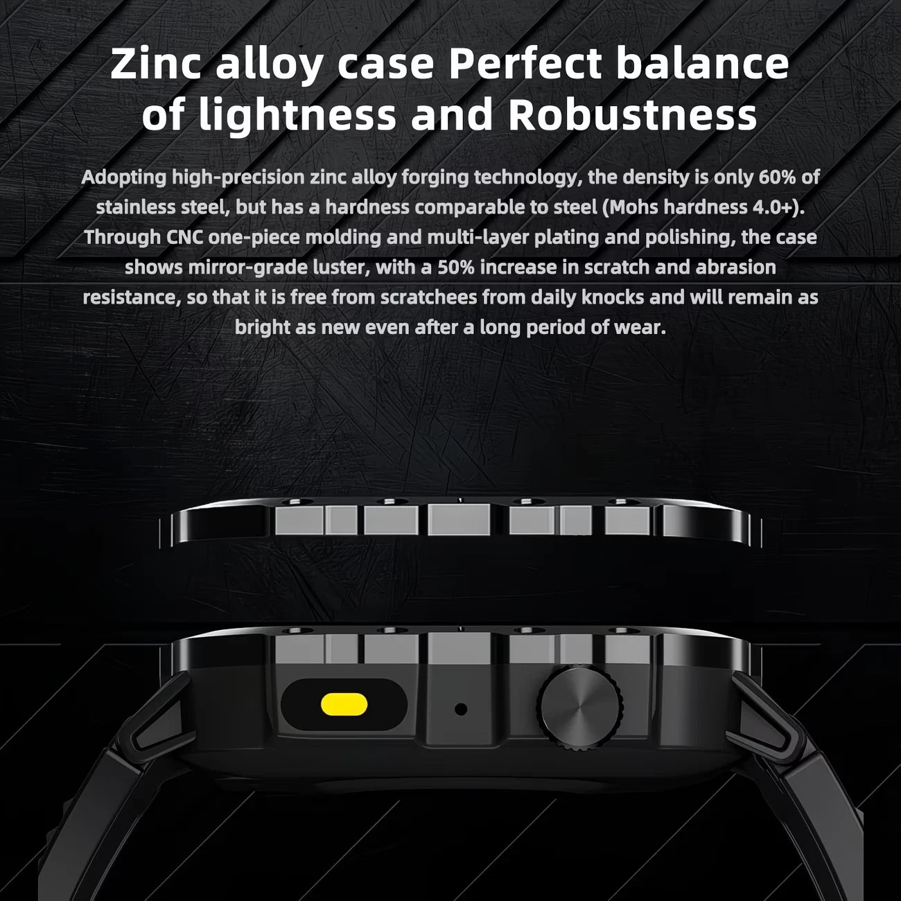 Military Smart Watch Men(Call Receive/Dial)Rugged Tactical Fitness Tracker Gr