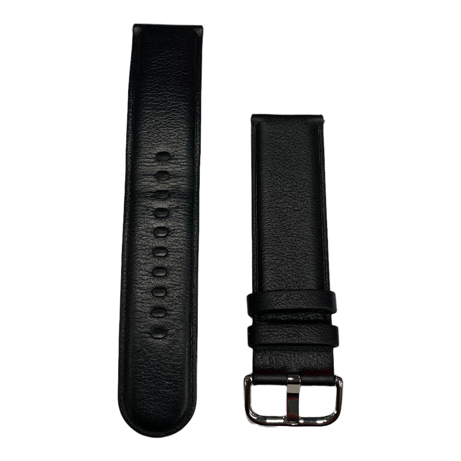 Genuine Samsung Galaxy Active 2 SM-R825U 20mm Leather Wristband Band S/M Black