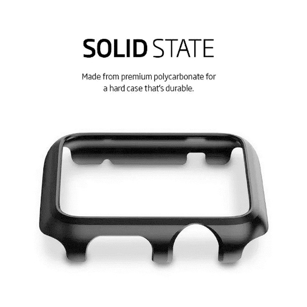 Fr Apple Watch Series 4/5/6/SE Snap On Bumper Hard Case+Screen Protector 40/44mm