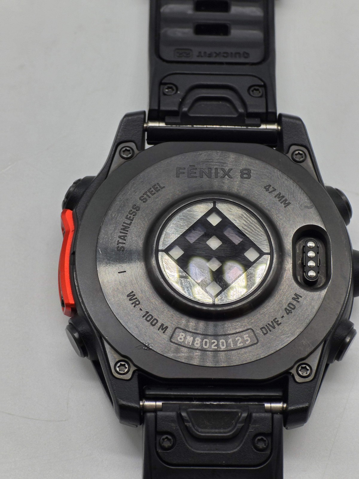 Garmin fenix 8 47mm GPS Smartwatch Black Stainless Steel