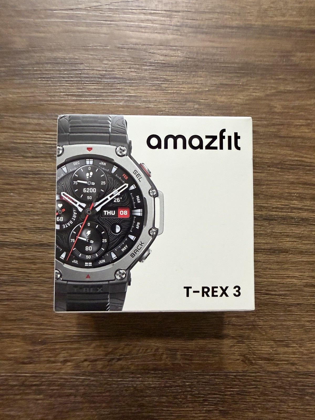 *NEW* Sealed Amazfit T-Rex 3 Fitness Smart Watch Voice Control Onyx Black