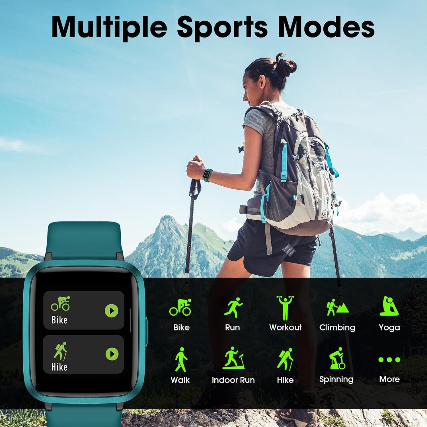 Women’s Smart Watch Bluetooth SmartWatch For Apple iPhone iOS and Android