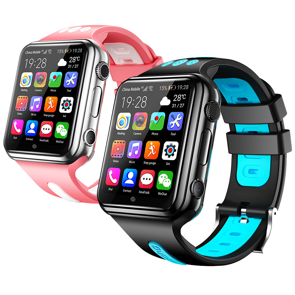4G Kid Smart Watch Pedometer Anti-Lost Wristwatch Voice Chat Unlocked Calling