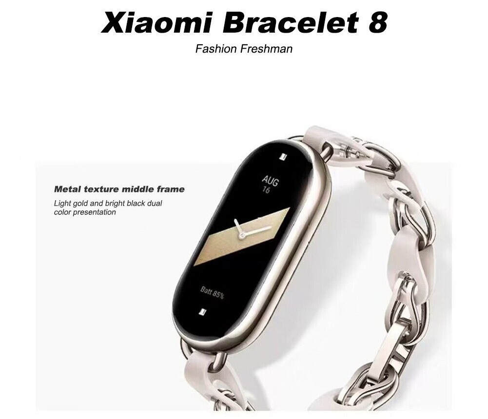 Xiaomi Smart Band 8 Heart Rate Blood Pressure Fitness Tracker Watch Bracelet APP